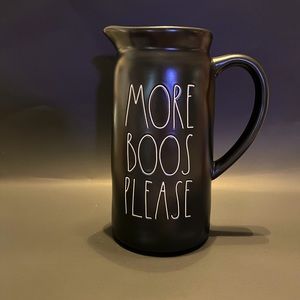 Rae Dunn More Boos Please Pitcher